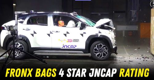 maruti suzuki fronx 4 star jncap crash test rating featured