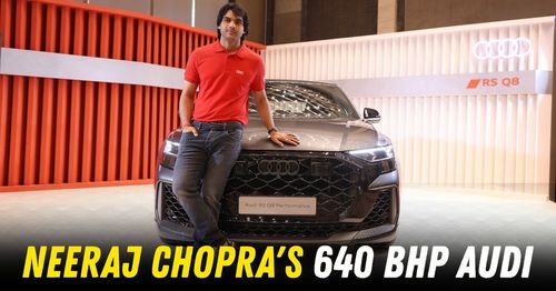 olympic champion neeraj chopra's 640 bhp audi RS Q8 featured olympic champion neeraj chopra's 640 bhp audi RS Q8 featured