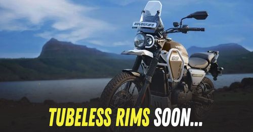 yezdi adventure to get tubeless rims soon yezdi adventure to get tubeless rims soon