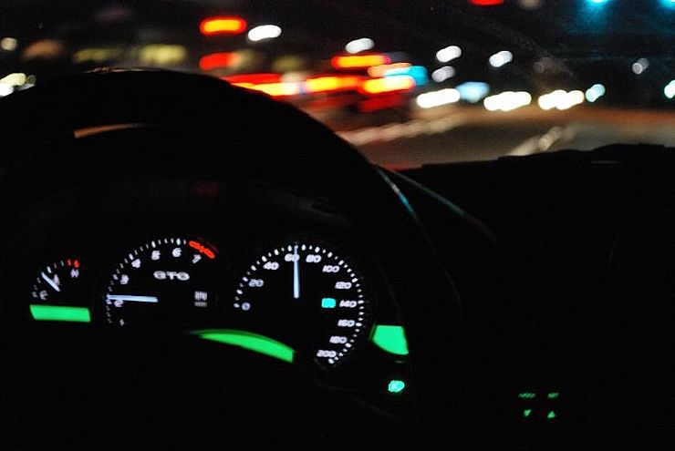 speeding at night