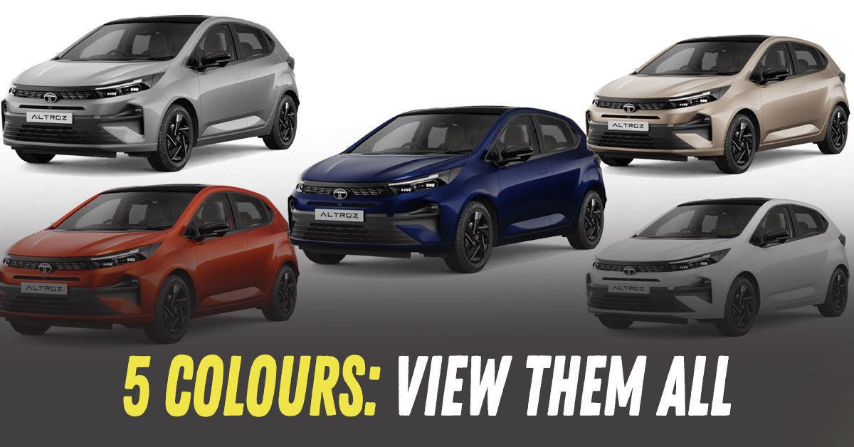 tata altroz facelift colours