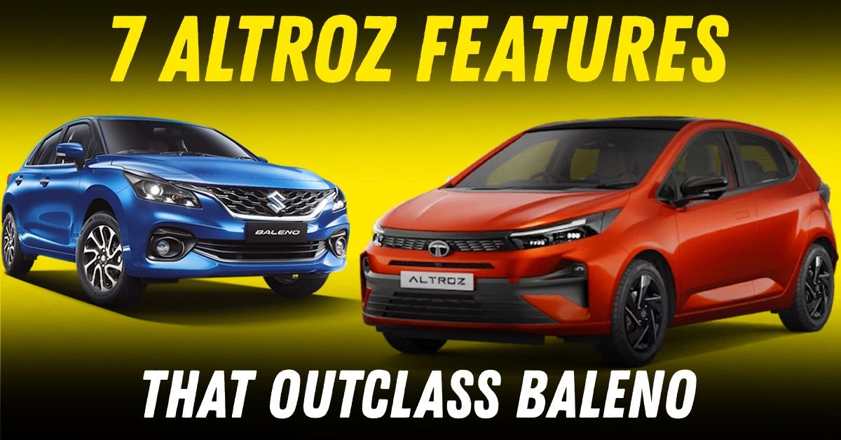 tata altroz facelift vs maruti baleno feature comparison