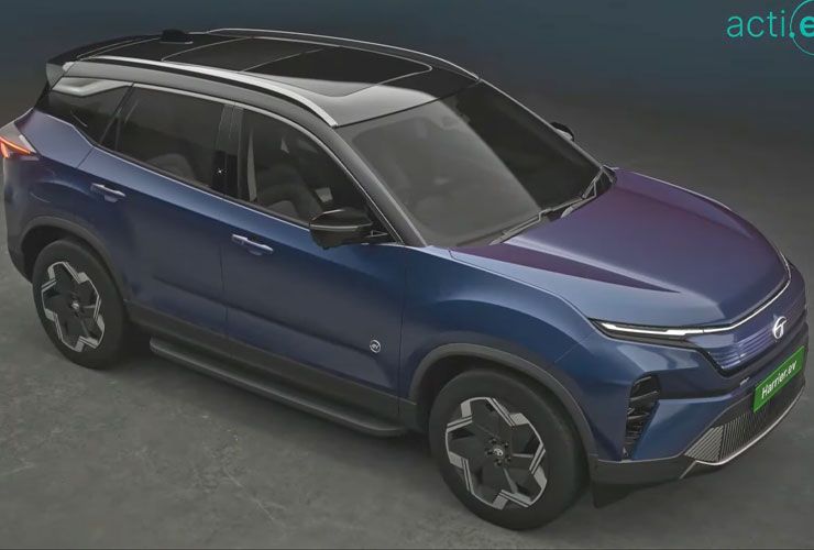 tata harrier ev design