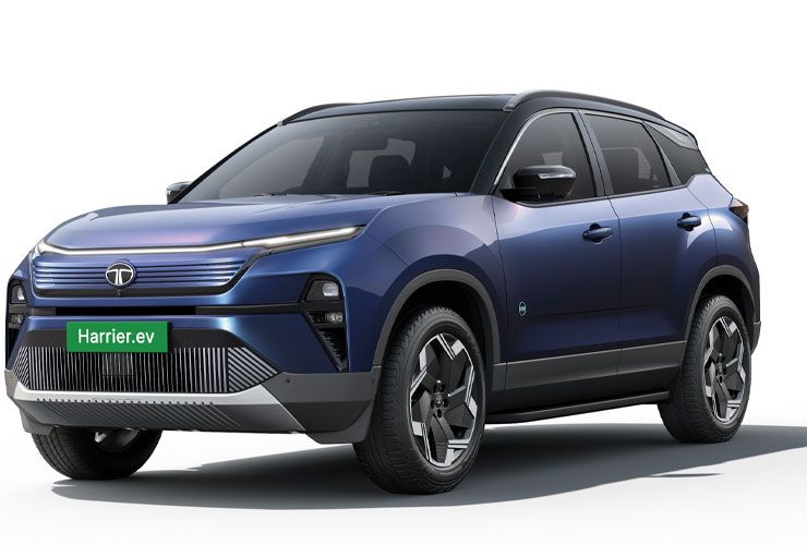 tata harrier ev front fascia