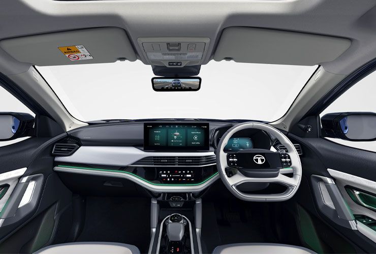 tata harrier ev interior