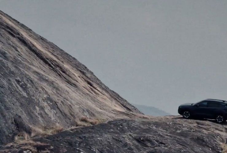 tata harrier ev teaser