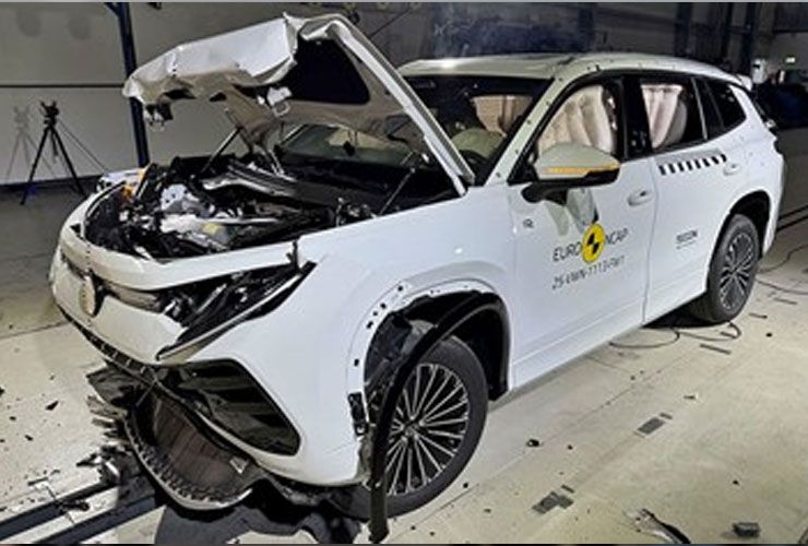 volkswagen tayron euro ncap crash test