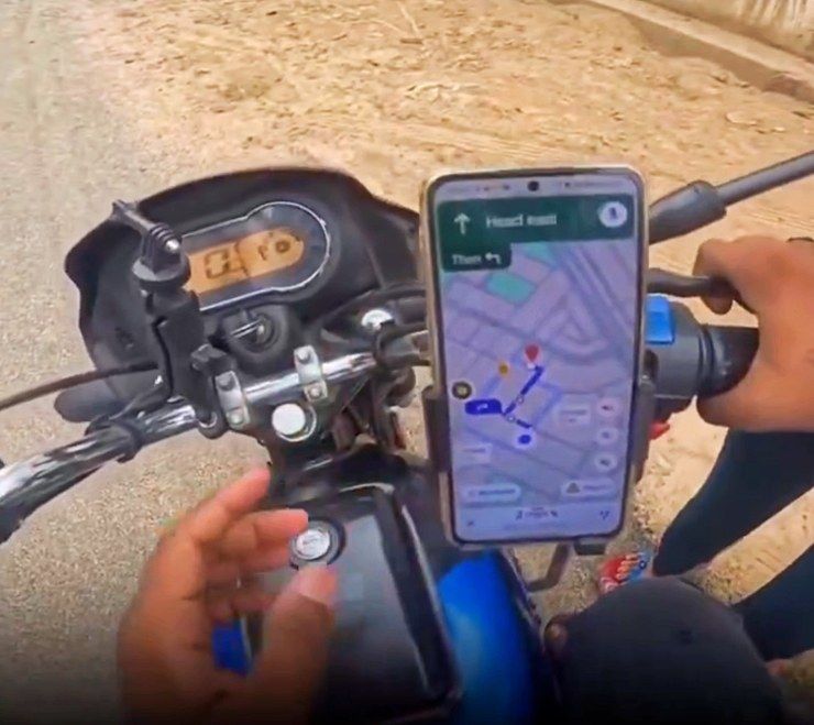 180m bike taxi ride reaction