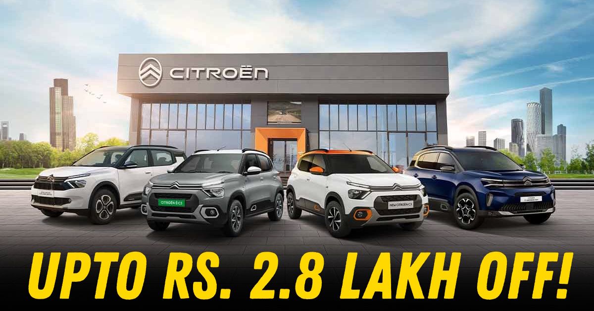 citroen 4th anniversary car suv discounts 2.8 lakh featured