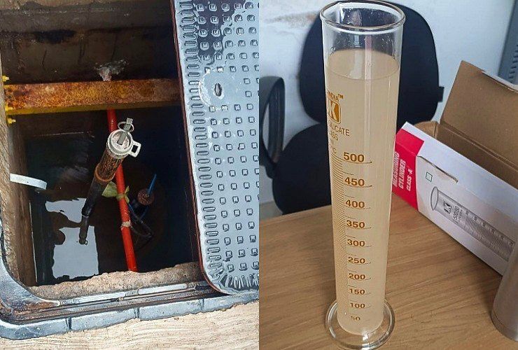 contaminated power petrol