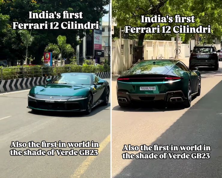 india's first ferrari 12cilindri