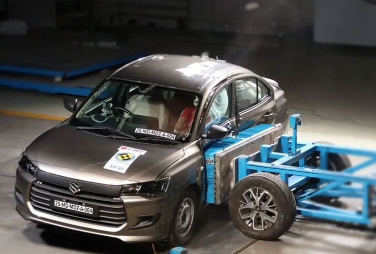 maruti dzire safety rating