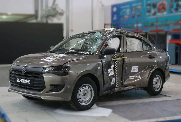 maruti dzire safety rating
