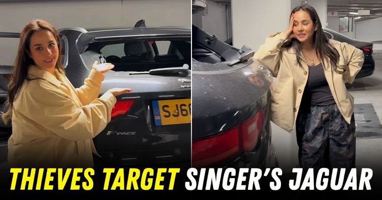 punjabi singer sunanda sharma jaguar f type suv broken into louis vuitton bags stolen london punjabi singer sunanda sharma jaguar f type suv broken into louis vuitton bags stolen london