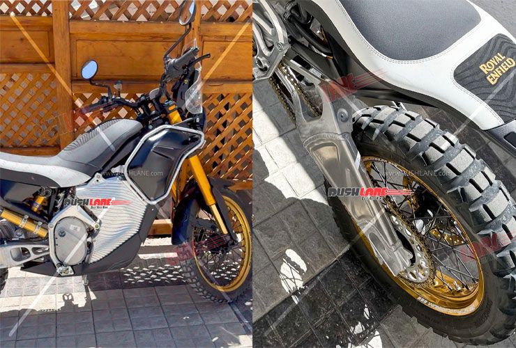 royal enfield himalayan electric spied on test