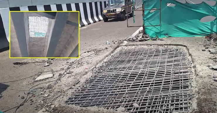 samruddhi expressway concrete falls