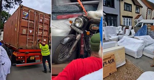 furniture and bullet from punjab to uk