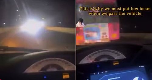high beam accident high beam accident