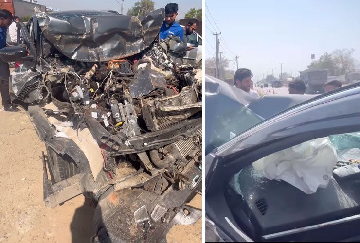 tata nexon crash
