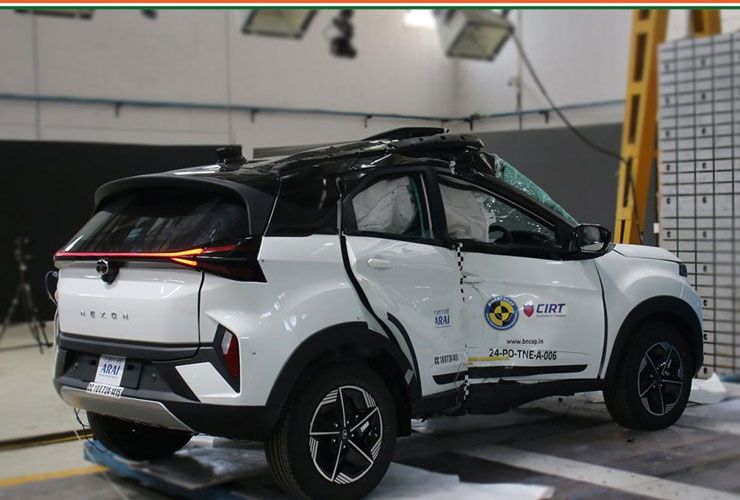 tata nexon crash test