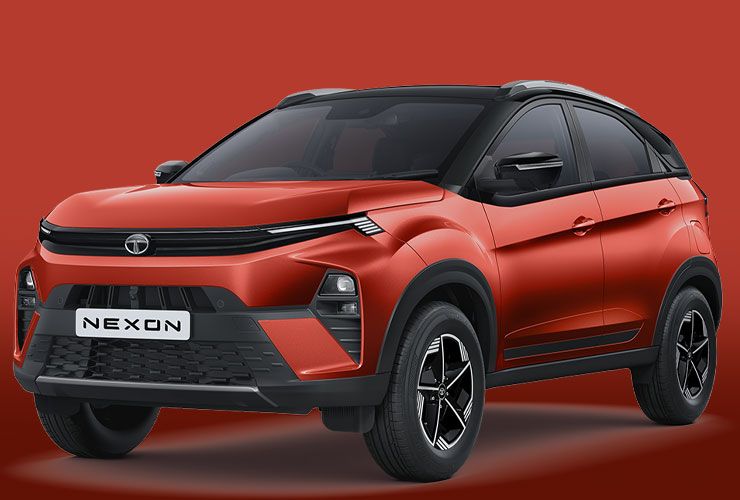tata nexon red colour
