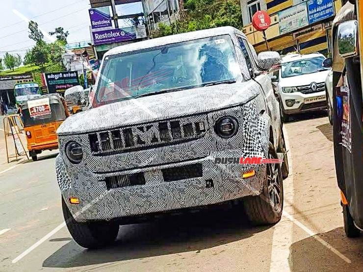 upcoming mahindra bolero test mule