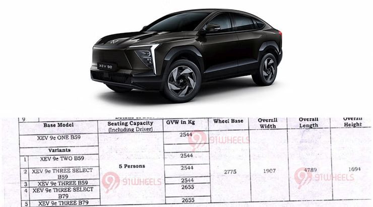 xev 9e variants