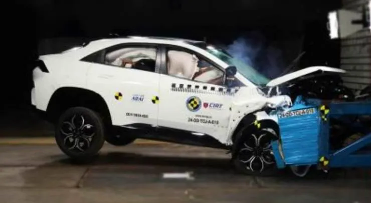 2024 Tata Curvv BNCAP crash test 