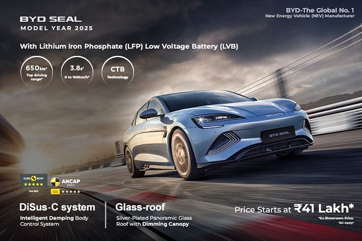 2025 byd seal electric luxury sedan