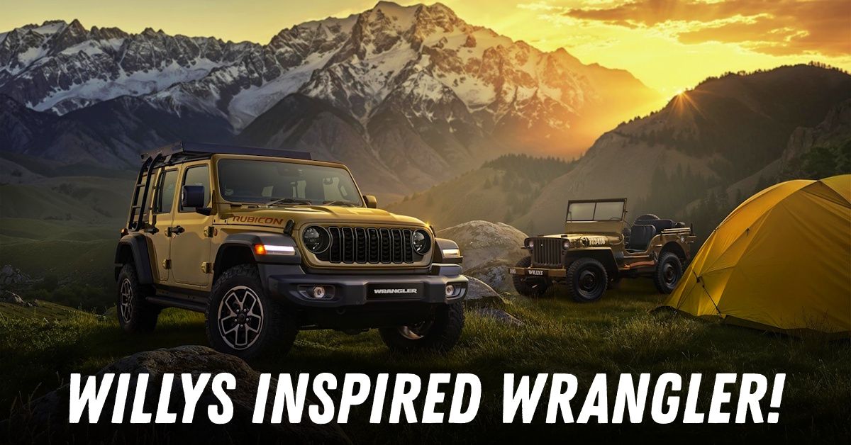 2025 jeep wrangler willys edition 4X4 SUV featured