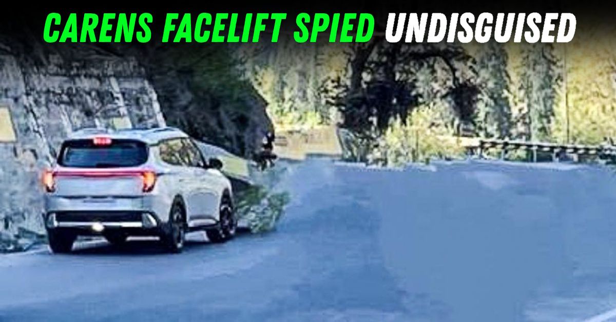 2025 kia carens facelift spied tvc shoot featured