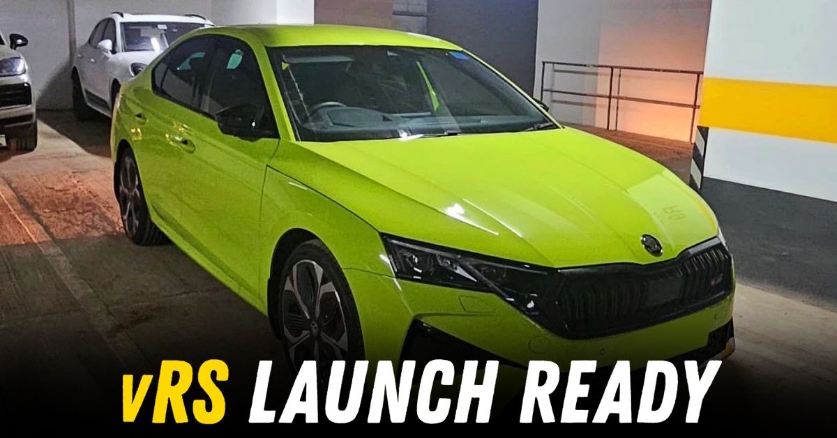 2025 skoda octavia vrs spied india featured 2025 skoda octavia vrs spied india featured