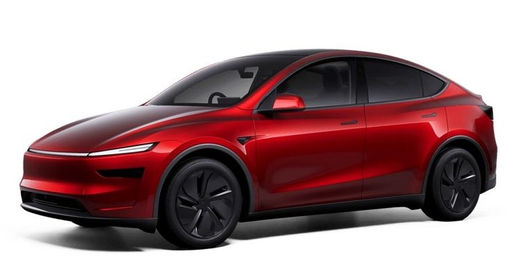 2025 Tesla Model Y red