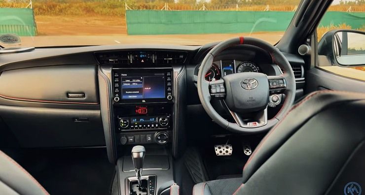 2025 toyota fortuner gr-sport interior