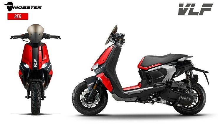 2025 vlf mobster scooter red
