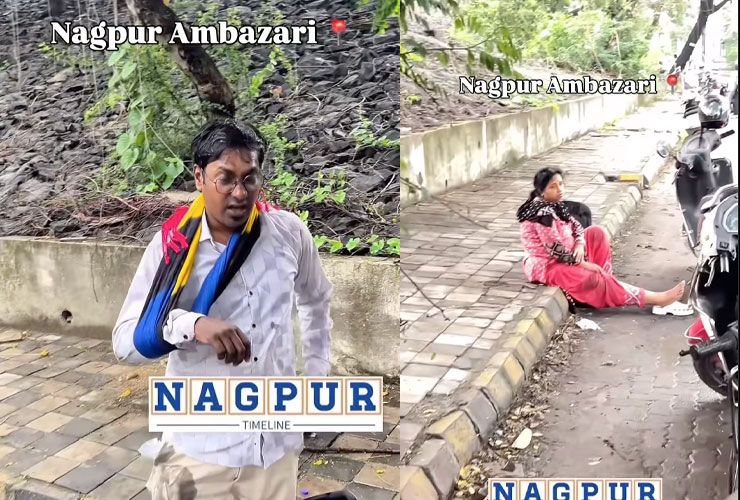 accident in ambazari road nagpur