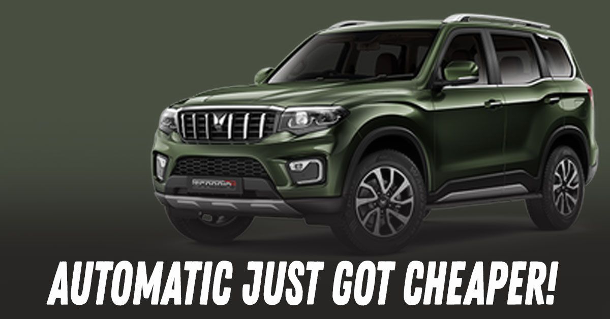affordable mahindra scorpio-n z4 automatic launched