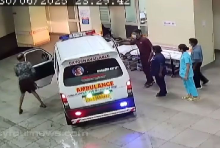 ambulance driver saves girl with lungi