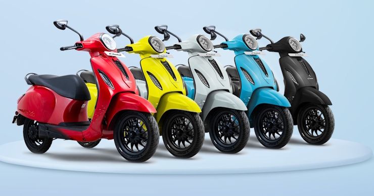bajaj chetak 3001 electric scooter