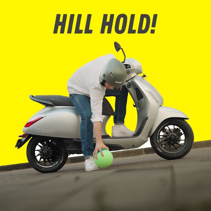 bajaj chetak 3503 hill hold