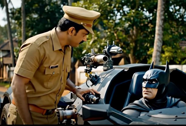 batman and batmobile vs kerala mvd