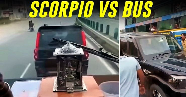bus vs drunk scorpio driver