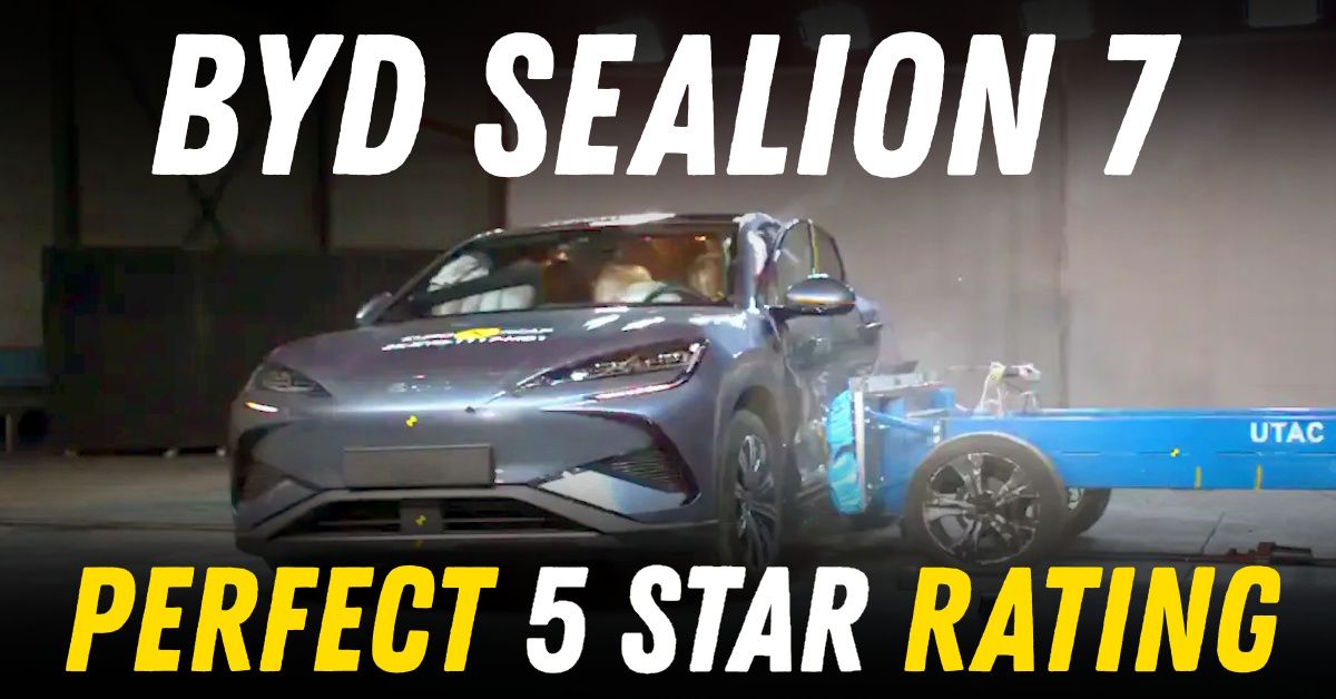 byd sealion7 5 star euro ncap crash test rating