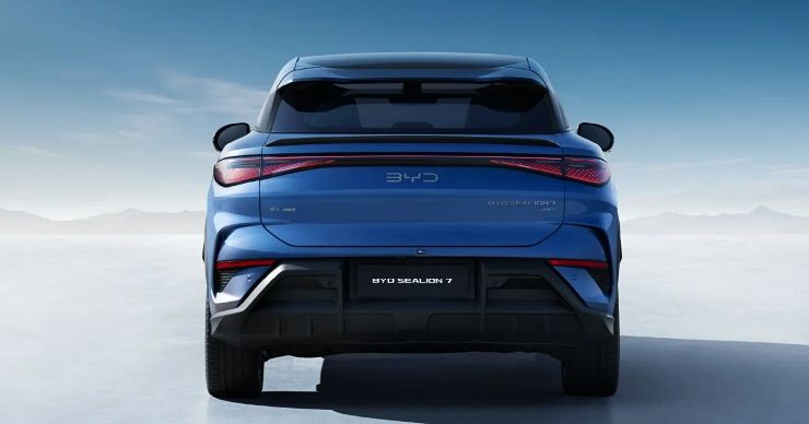 byd sealion 7 rear