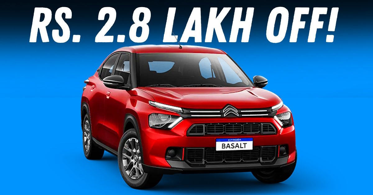 citroen basalt 2.8 lakh discount featured