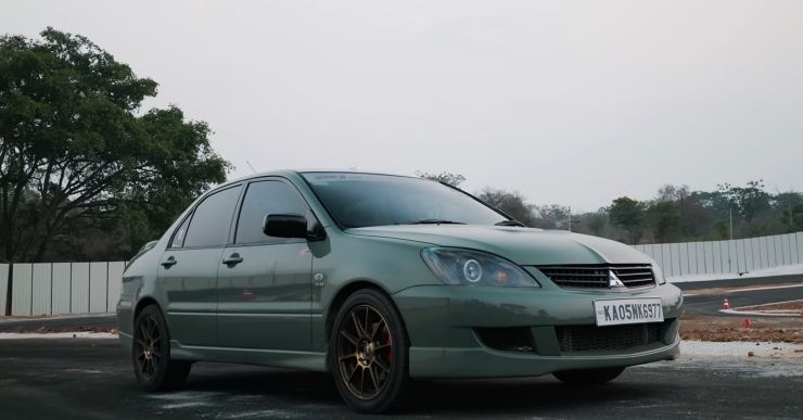 crazy mitsubishi cedia 400 bhp front