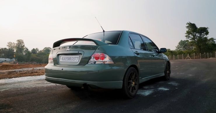 crazy mitsubishi cedia 400 bhp rear