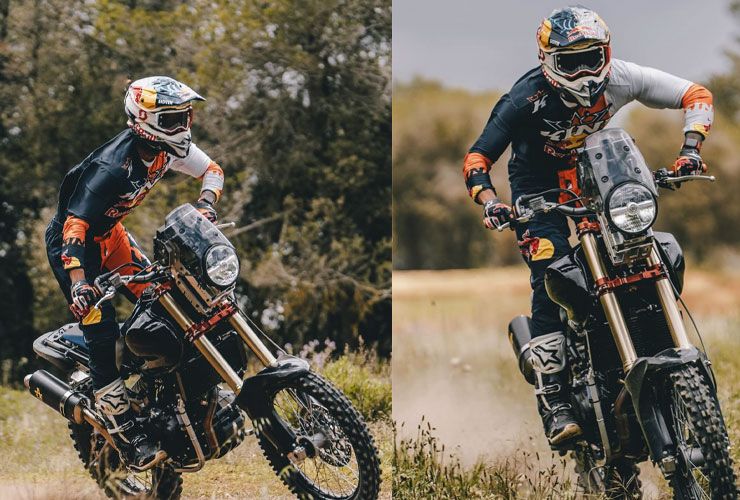cs santhosh royal enfield himalayan rally bike