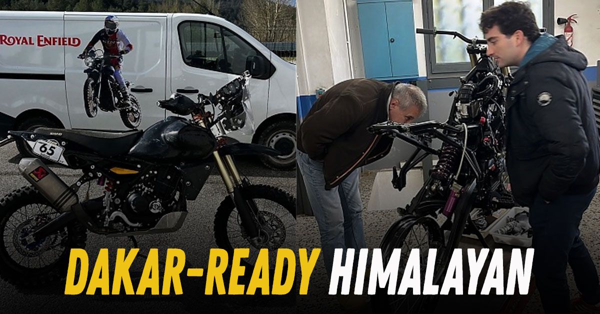 cs santhosh to ride the dakar rally on royal enfield himalayan cs santhosh to ride the dakar rally on royal enfield himalayan