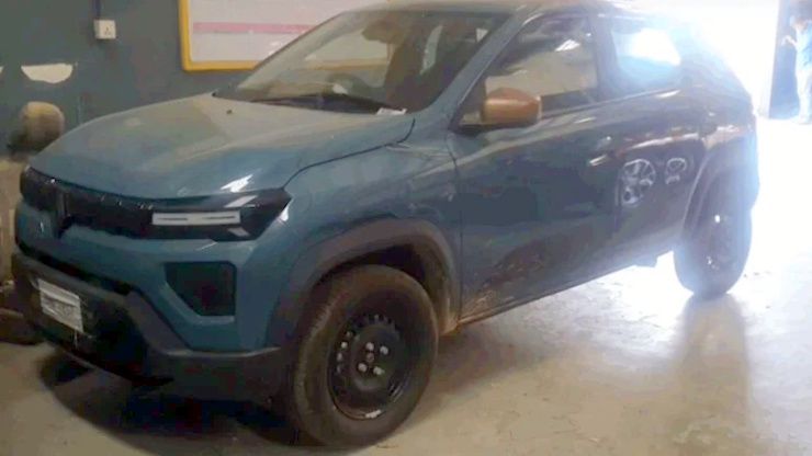dacia spring renault kwid ev spyshot